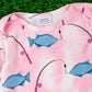 Gone Fishing Pink Baby Gown