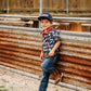 Boys Only in America Polo Shirt by Shea Baby