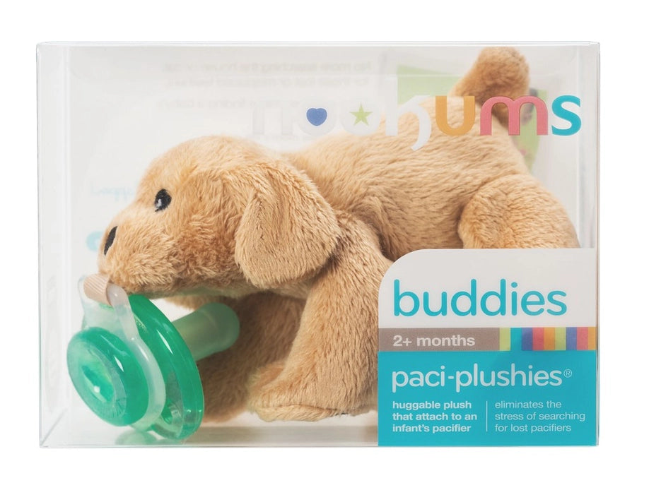 Nookums Paci-Plushies Buddies - Rufus Retriever