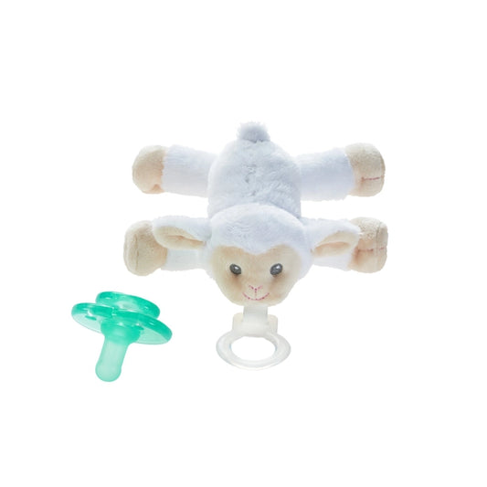 Nookums Paci-Plushies Buddies - Lovie Lamb With Cross