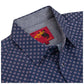 Men's Long Sleeve Pearl Snap Shirt-Blue