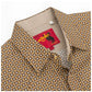 Men's Short Sleeve Pearl Snap Shirt-Brown