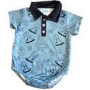 Boys Desert Blue Boys Print Onesie or Tee by Shea Baby