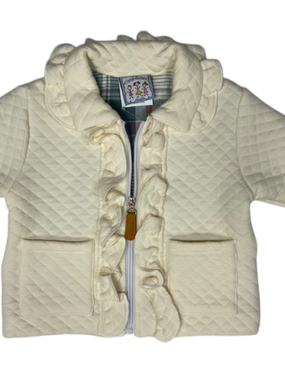 Girls Cream Reese Jacket by Three Sisters