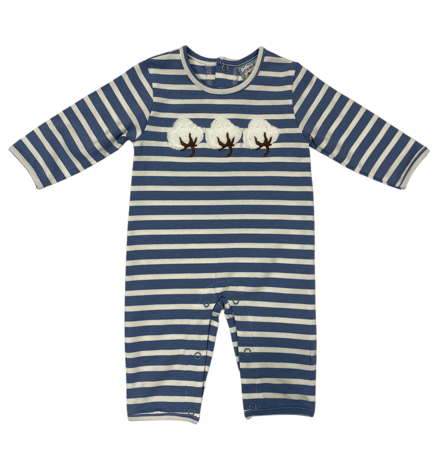 Boys Cotton Romper by Three Sisters
