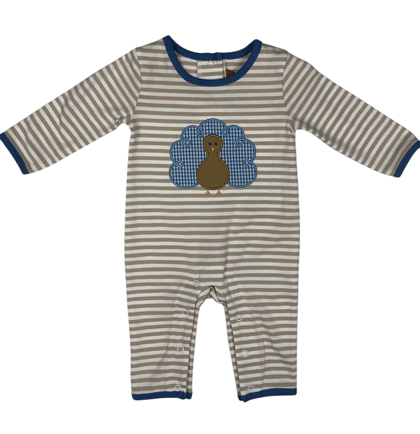 Boys Tate the Turkey Romper by Millie Jay