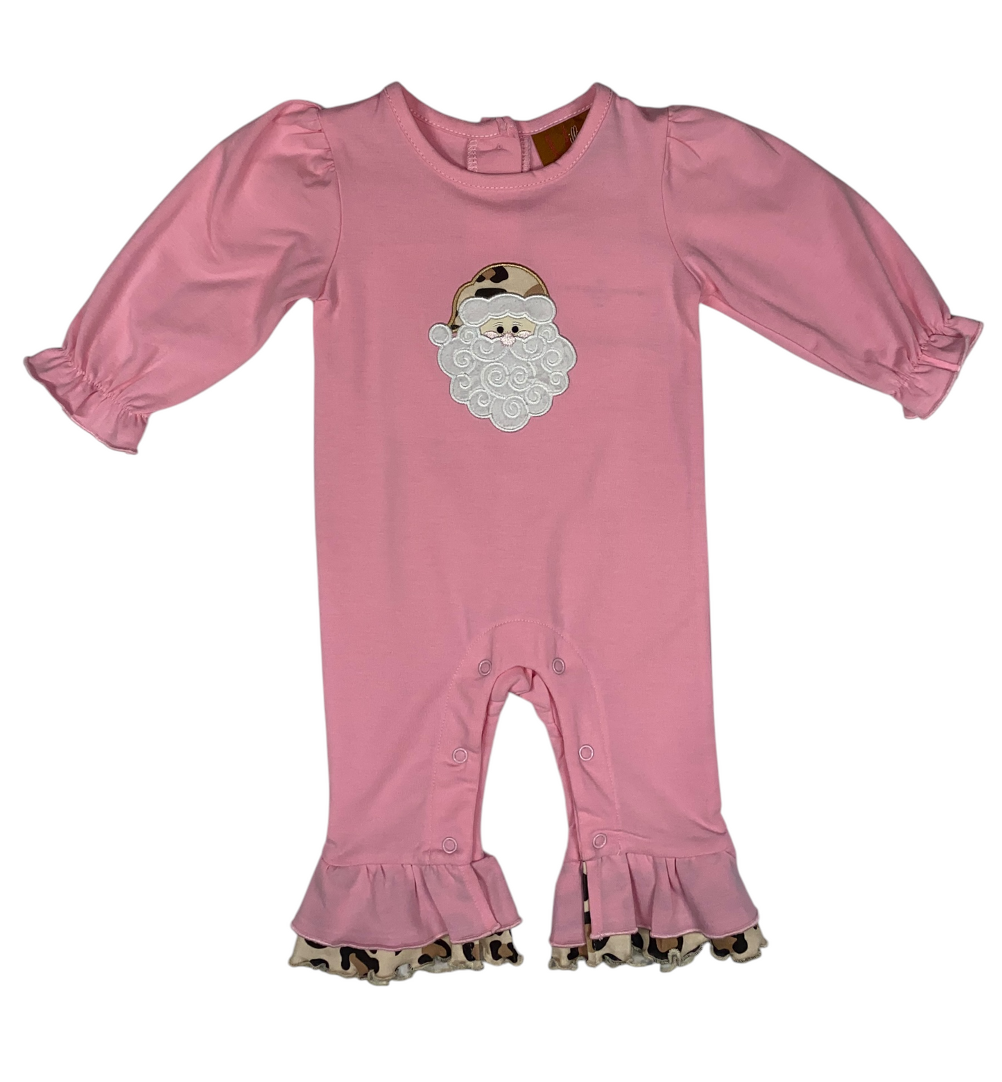 Girls Ho Ho Ho Applique Romper by Millie Jay