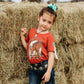 Girls Cowgirl at Heart Fringe Tee by Shea Baby