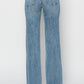 Ladies Mid Rise Straight Jeans by Risen Jeans-Medium
