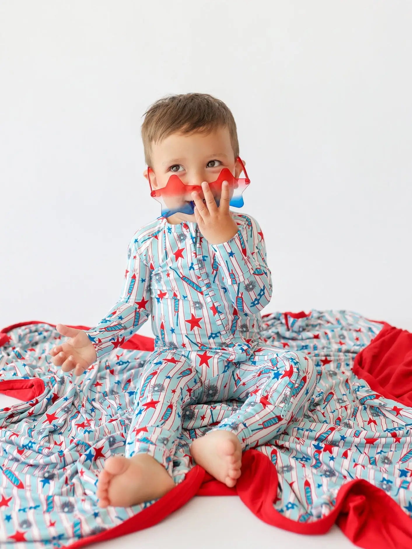 Boys Rocket Pop Parade Dream Romper by Dream Big Little Co.