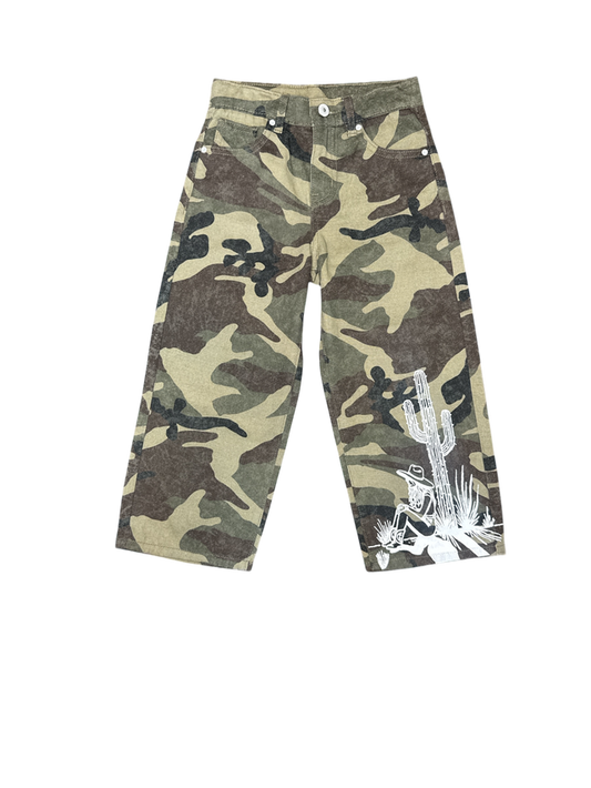 Girls Camo Cactus Jeans by Shea Baby