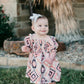 Girls Aztec Flutter Sleeve Dress by Shea Baby