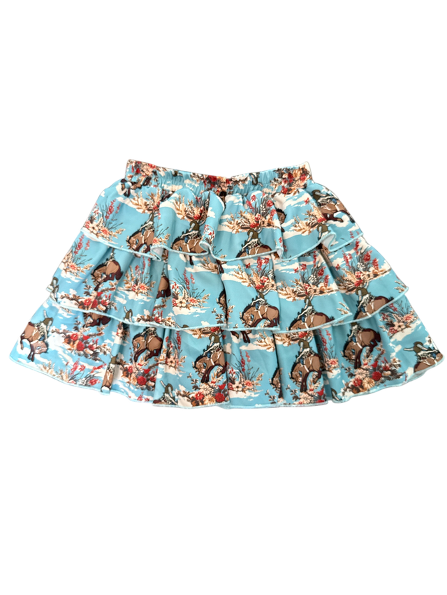 Girls Bucking Bloom Ruffle Skirt by Shea Baby