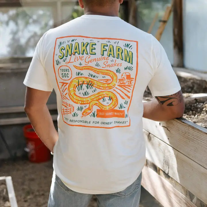 Men's Snake Farm T-Shirt by Sendero