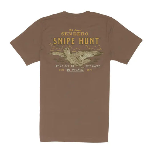 Men's Snipe Hunt T-Shirt by Sendero-Light Brown
