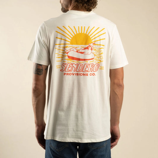 Men's Out Yonder T-Shirt by Sendero-Vintage White