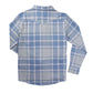Men's Durango Flannel by Sendero-Blue/Cream