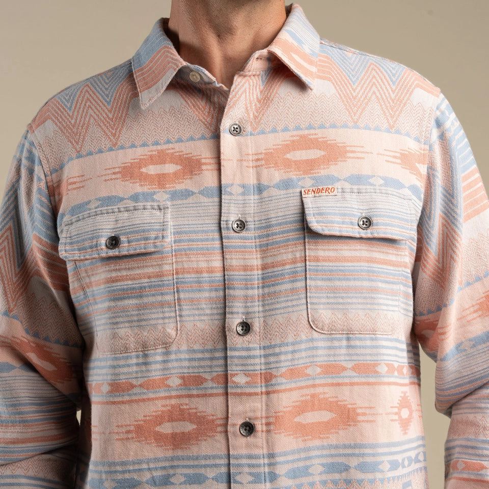 Men's Whataburger X Boquillas Long Sleeve Shirt by Sendero