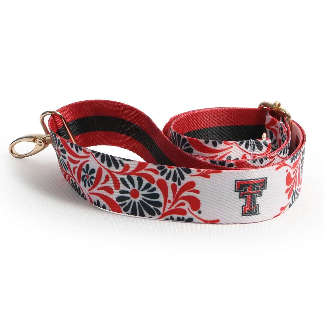 Floral Purse Strap - Texas Tech