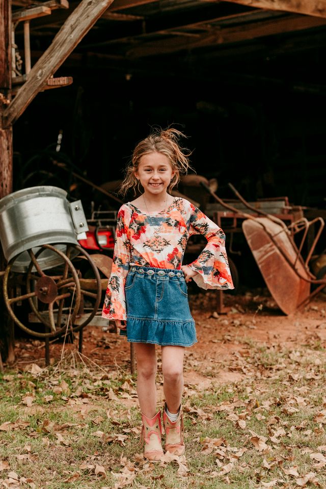 Girls Aztec Long Sleeve Onesie or Shirt by Shea Baby
