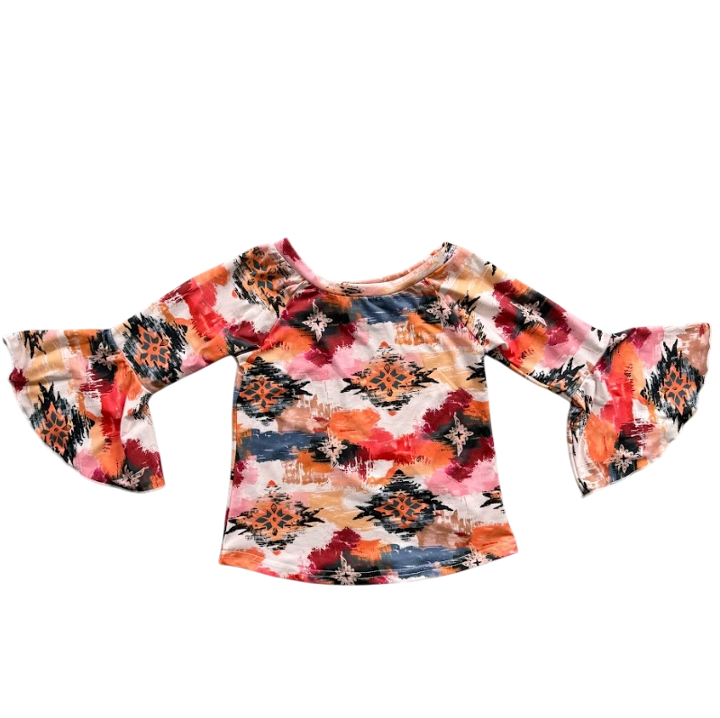 Girls Aztec Long Sleeve Onesie or Shirt by Shea Baby