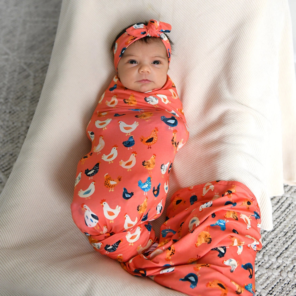 Penny Swaddle Bamboo Baby Blanket