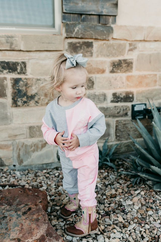 Girls I'm Literally Just a Cowgirl Sweats Set by Shea Baby
