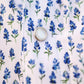 Men's Blue Bonnet Pearl Snap Fishing Shirt