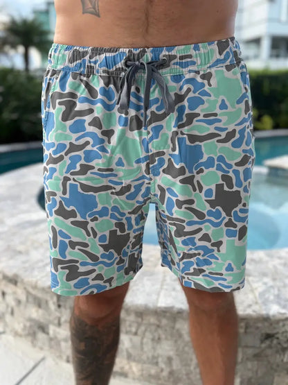 Men's Texas Coastal Camo Athletic Shorts