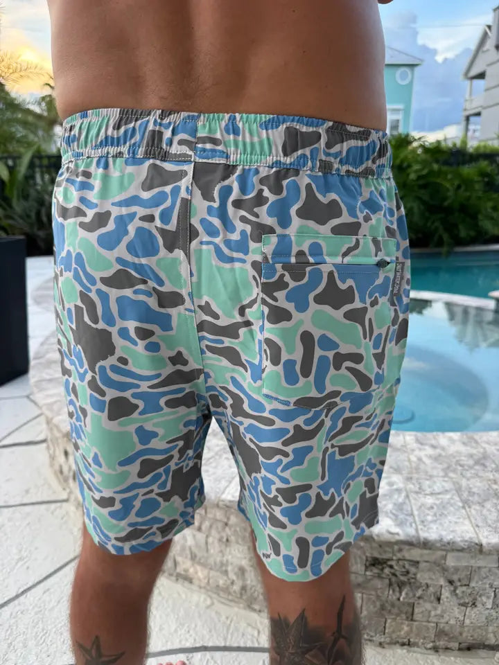 Men's Texas Coastal Camo Athletic Shorts