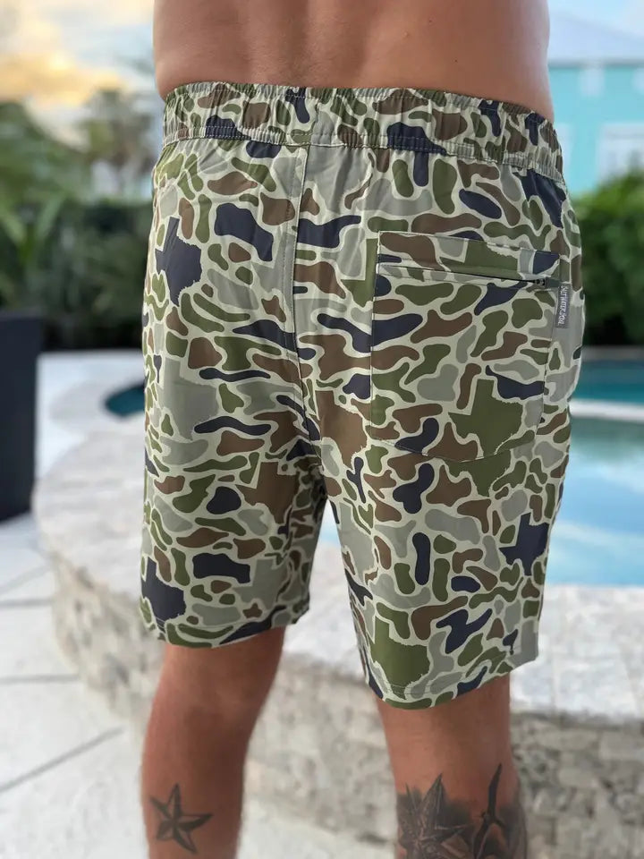Men's Texas Sand Camo Athletic Shorts