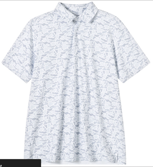 Boys Polar Camo Polo Shirt by Meripex