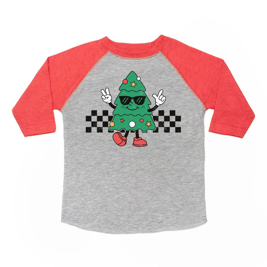 Boys Christmas Tree Dude Tee by Sweet Wink