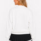 Ladies Texas Tech Bc Varsity Patch Mock Neck Sweatshirt