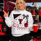 Ladies Texas Tech Bc Varsity Patch Mock Neck Sweatshirt