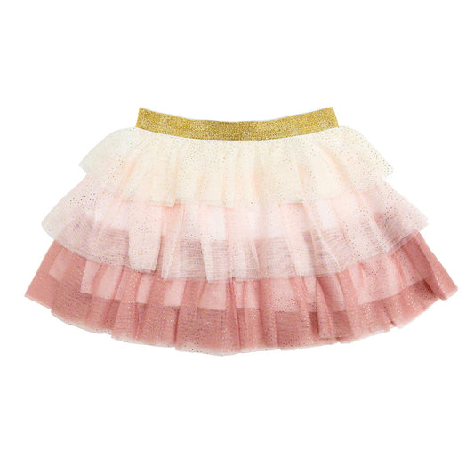 Girls Boho Blush Petal Tutu Skirt by Sweet Winks