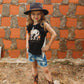 Girls Black Be A Dreamer Fringe Onesie or Shirt by Shea Baby