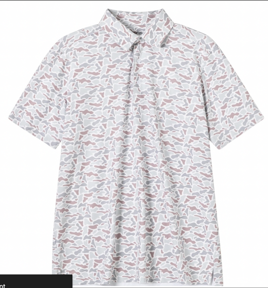 Boys Whitetail Camo Polo Shirt by Meripex