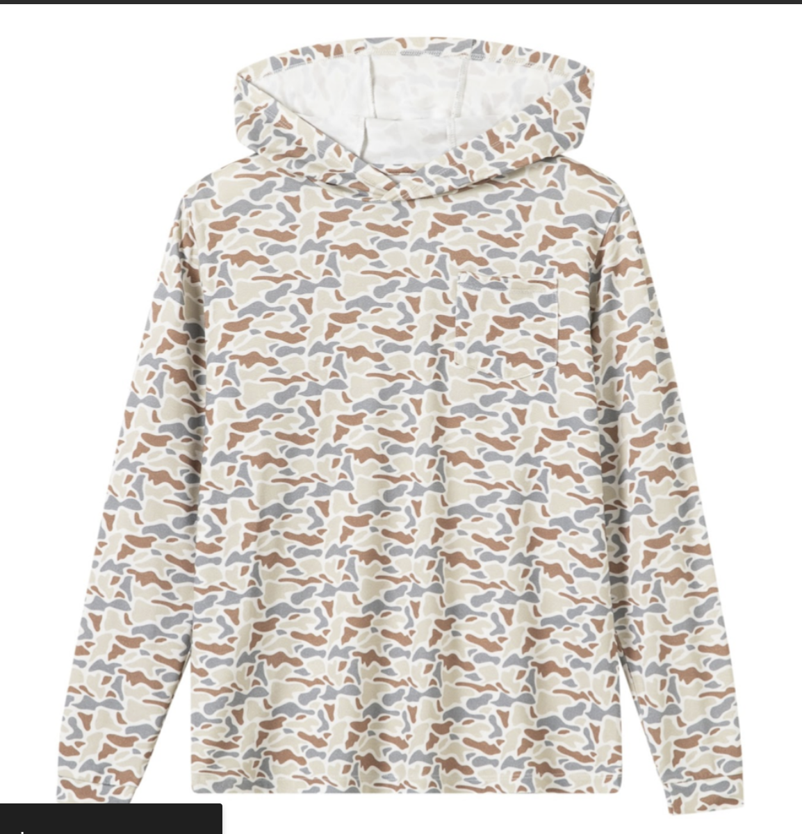 Boys Woodland Camo Lightweight Hoodie by Meripex