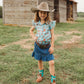 Girls YeeHaw Ruffle Snap Onesie or Shirt by Shea Baby