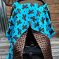 Cactus Printed on Turquoise Car Seat Cover