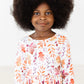 Girls Falling Leaves 3/4 Sleeve Pocket Twirl Dress by Mila & Rose