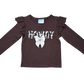 Girls Camo Howdy Graphic LS Onesie or Shirt by Shea Baby