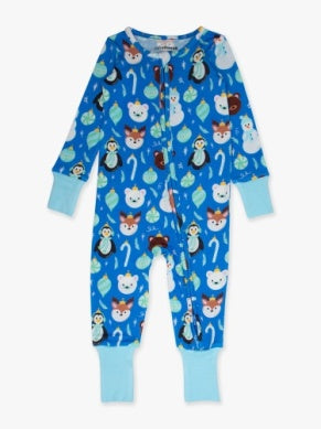 Boys Blue Frosty Friends 1 Pc or 2 Pc Pajama Set by RuggedButts
