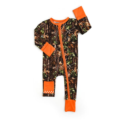 Boys Hunter Camo Zip Sleepies Little Bamboo by Gigi & Max