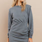 Ladies Round Neckline Long Sleeve Dress by TCEC