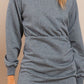 Ladies Round Neckline Long Sleeve Dress by TCEC