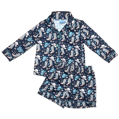 Girls Cowgirl Boot Pajamas by Shea Baby