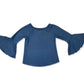 Girls Denim Bell L/S Onesie or Shirt by Shea Baby
