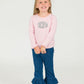Girls Medium Wash Denim Ruffle Flare Pants by Ruffle Butts